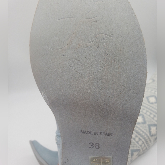 708- Free People Bren Textile Slouch Boots Size 7.5 NWT - Picture 9 of 11